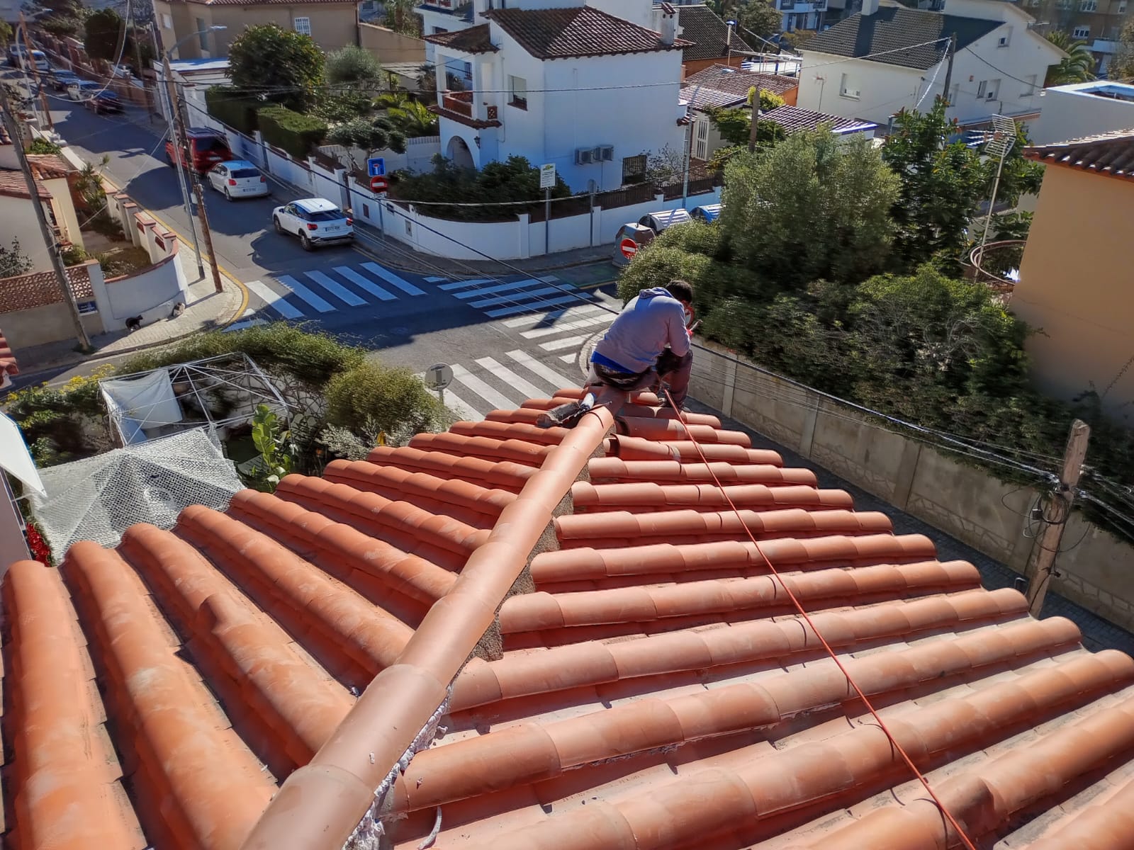 Tejado restaurado en Terrassa por Tejados TotalService