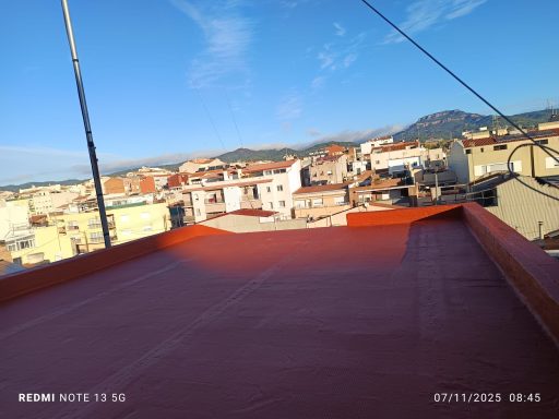 impermeabilizado de cubierta con filtración en tela asflatica