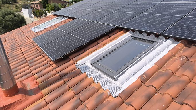 sellado en contorno de velux