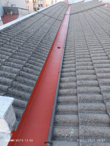 mantenimiento de canal en resina