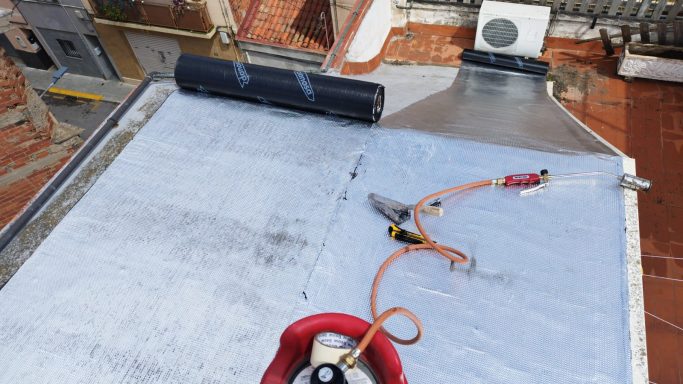 tela asfaltica de aluminio