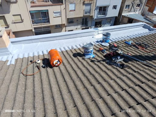 filtración de canal a teja 